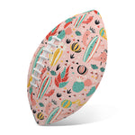 Pastel Cactus And Succulent Print Rugby Ball