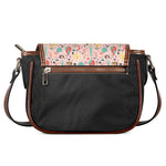 Pastel Cactus And Succulent Print Saddle Bag