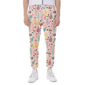Pastel Cactus And Succulent Print Joggers