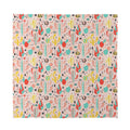 Pastel Cactus And Succulent Print Silk Bandana
