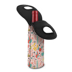 Pastel Cactus And Succulent Print Single Neoprene Wine Tote