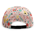 Pastel Cactus And Succulent Print Snapback Cap