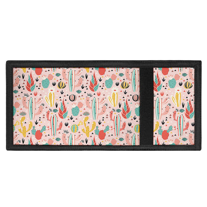 Pastel Cactus And Succulent Print Trifold Wallet