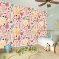 Pastel Cactus And Succulent Print Wall Sticker