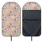 Pastel Cactus And Succulent Print Waterproof Car Seat Cover