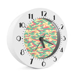 Pastel Camouflage Print Alarm Clock