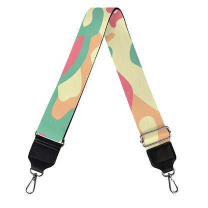 Pastel Camouflage Print Bag Strap