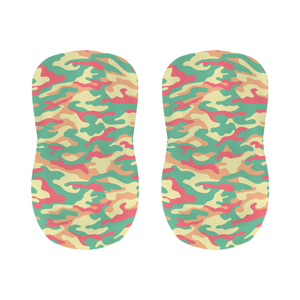 Pastel Camouflage Print Bar Stool Covers