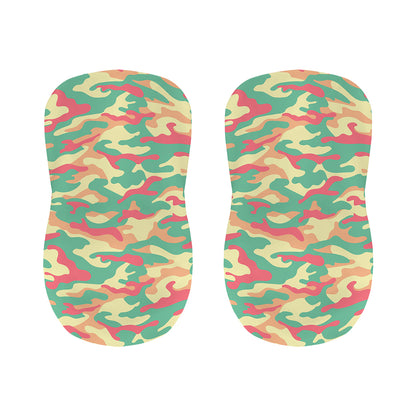 Pastel Camouflage Print Bar Stool Covers