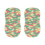 Pastel Camouflage Print Bar Stool Covers