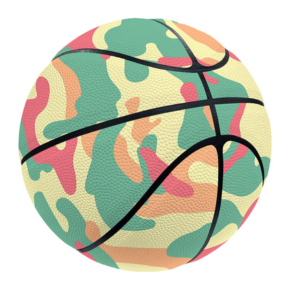 Pastel Camouflage Print Basketball