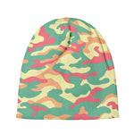 Pastel Camouflage Print Beanie