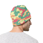Pastel Camouflage Print Beanie