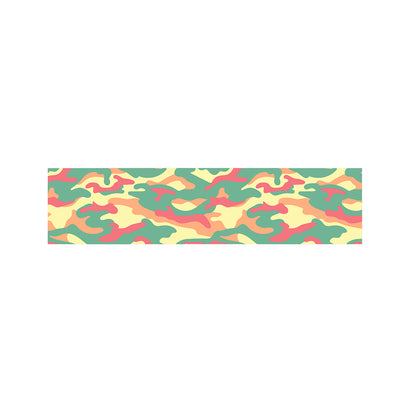 Pastel Camouflage Print Bed Runner