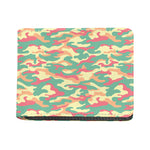 Pastel Camouflage Print Bifold Wallet