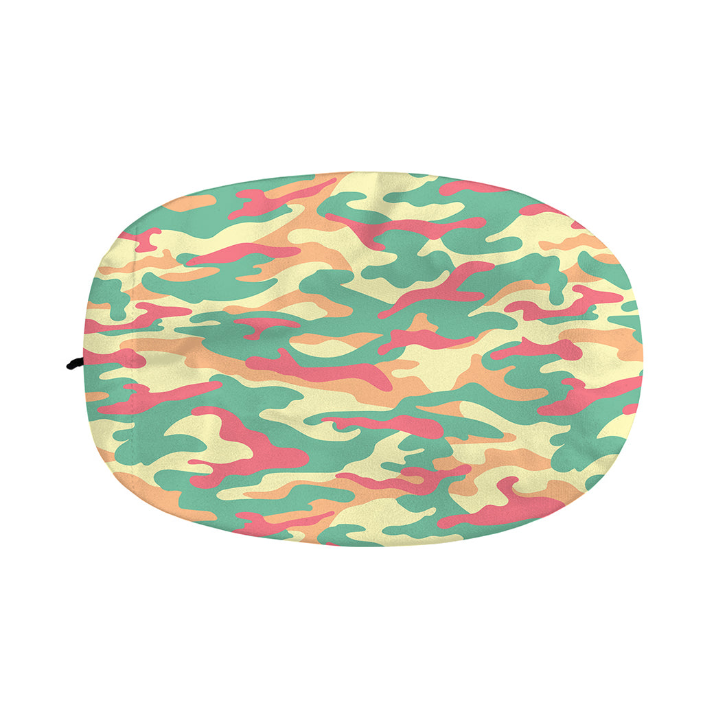 Pastel Camouflage Print Car Side Mirror Covers