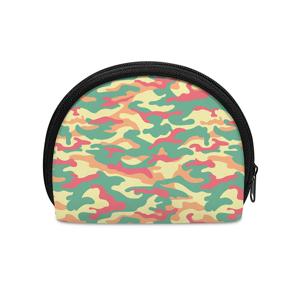 Pastel Camouflage Print Coin Purse