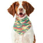 Pastel Camouflage Print Dog Bandana