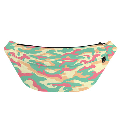 Pastel Camouflage Print Fanny Pack