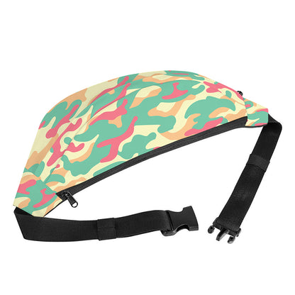 Pastel Camouflage Print Fanny Pack