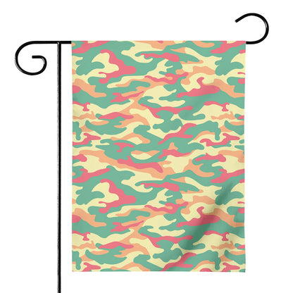 Pastel Camouflage Print House Flag