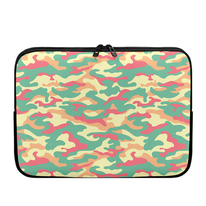 Pastel Camouflage Print Laptop Sleeve