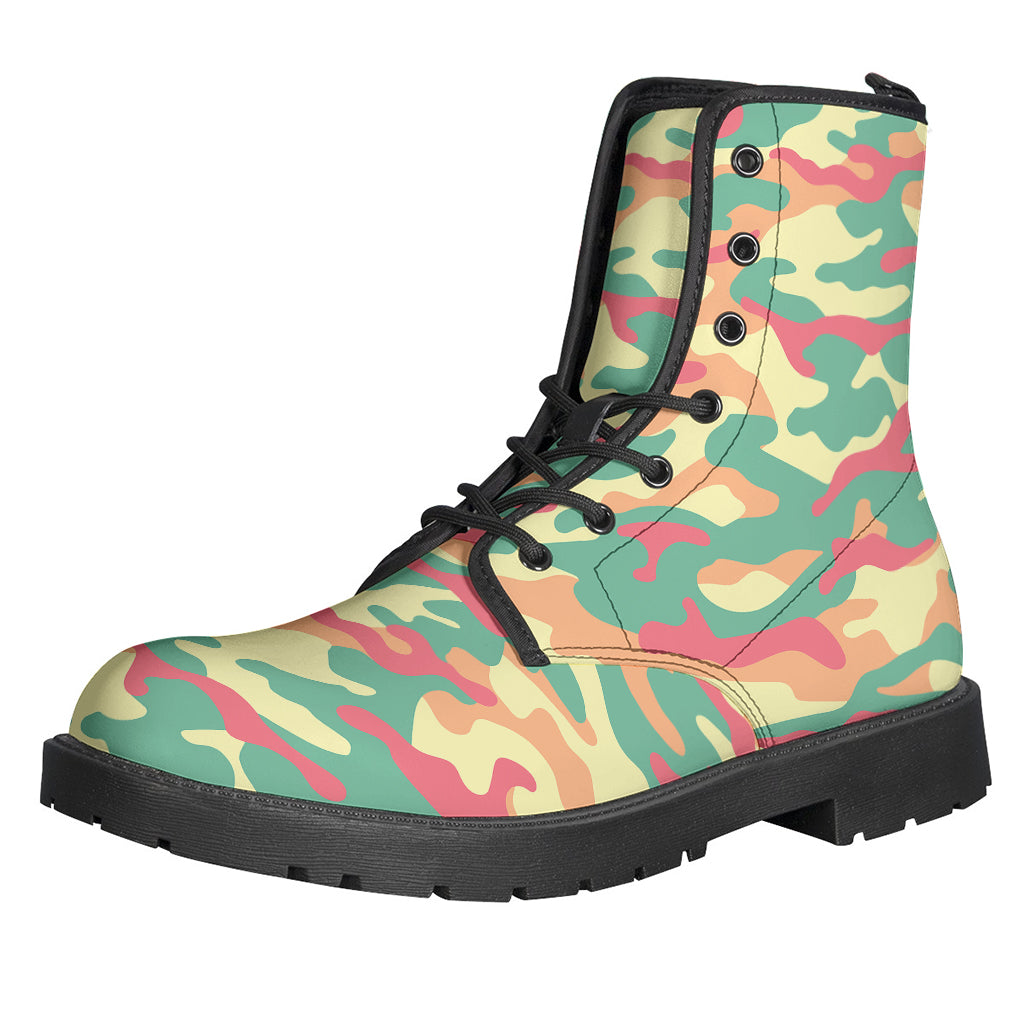 Pastel Camouflage Print Backpack