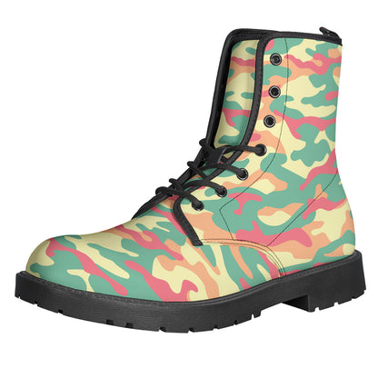 Pastel Camouflage Print Backpack