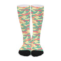 Pastel Camouflage Print Long Socks
