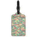 Pastel Camouflage Print Luggage Tag