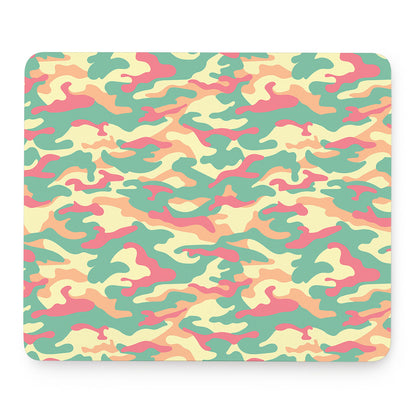 Pastel Camouflage Print Mouse Pad