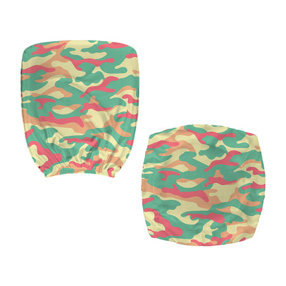 Pastel Camouflage Print Office Chair Cover