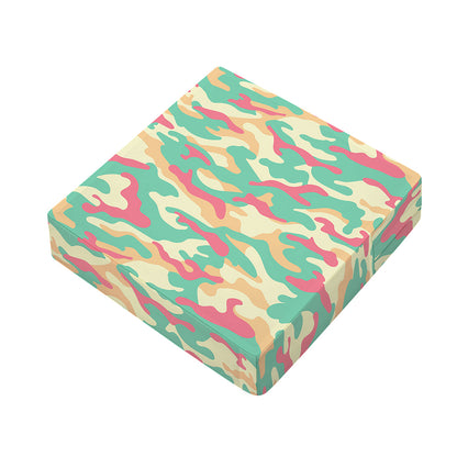 Pastel Camouflage Print Outdoor Seat Cushion Cover