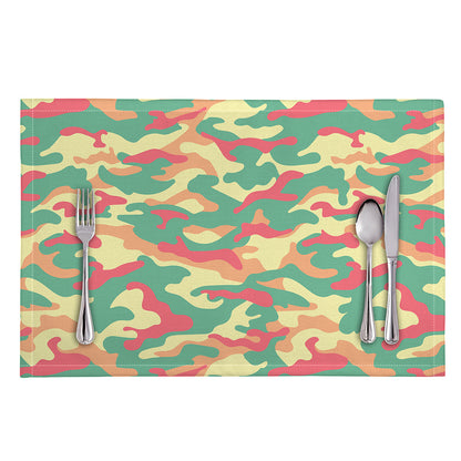 Pastel Camouflage Print Placemat
