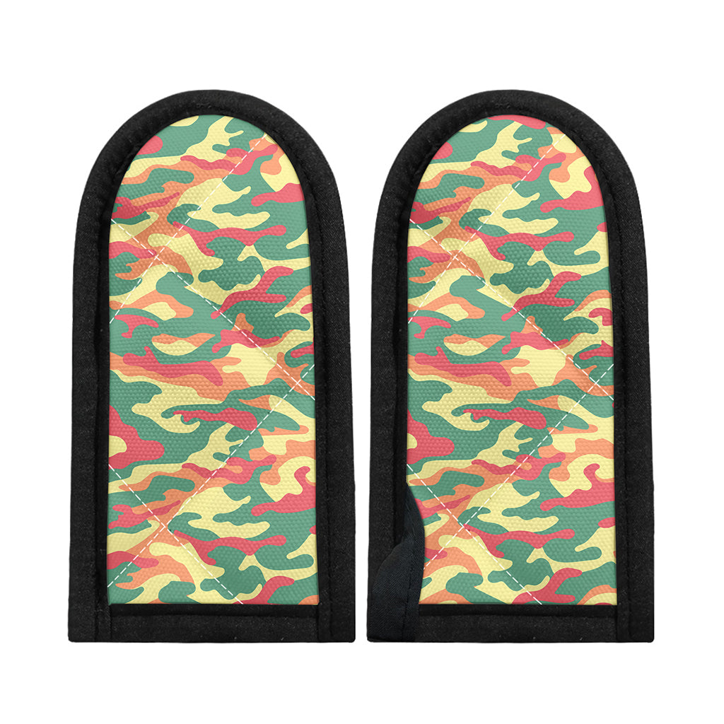 Pastel Camouflage Print Skillet Handle Cover