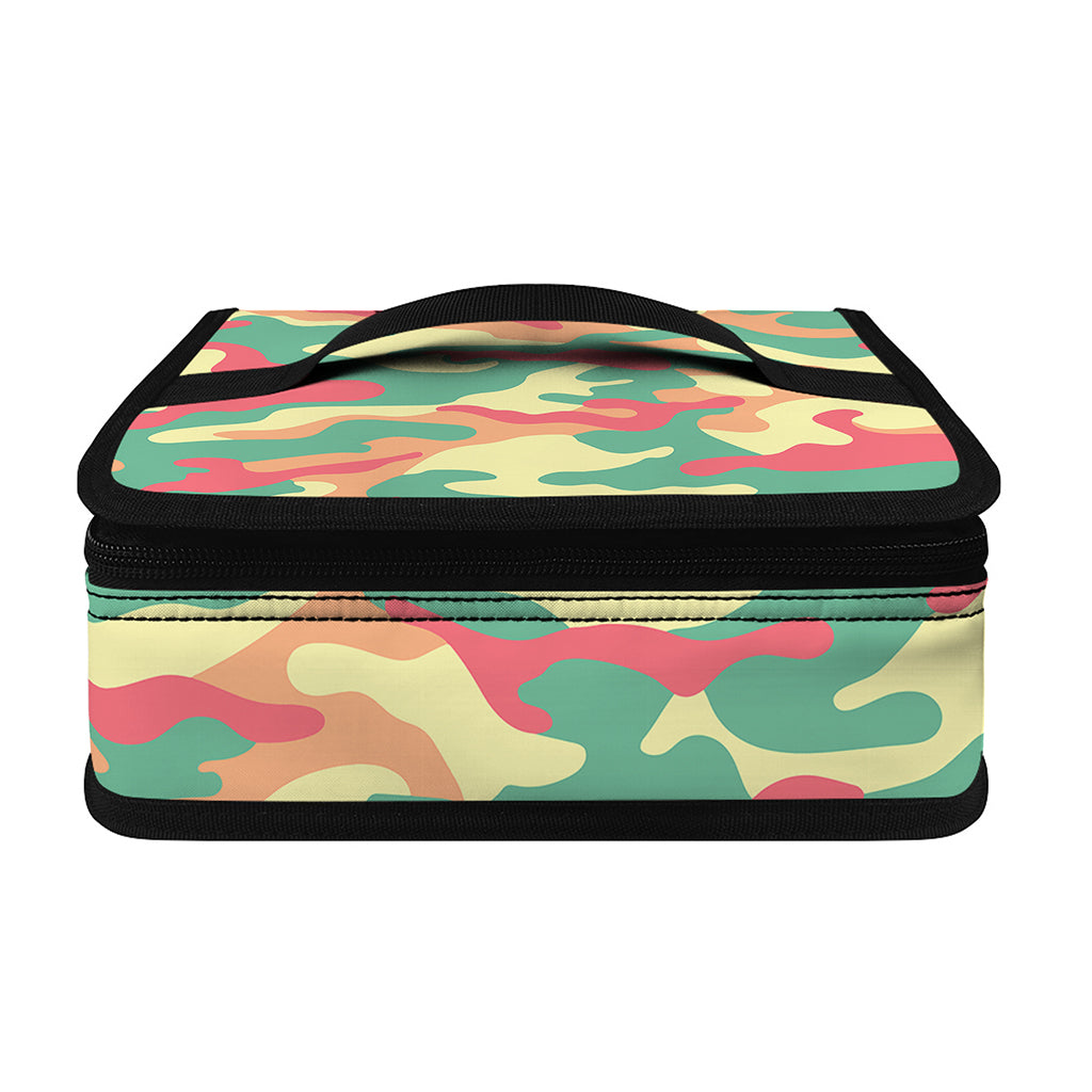 Pastel Camouflage Print Small Lunch Bag