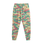Pastel Camouflage Print Sweatpants