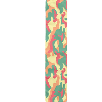 Pastel Camouflage Print Table Runner
