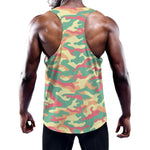Pastel Camouflage Print Training Tank Top