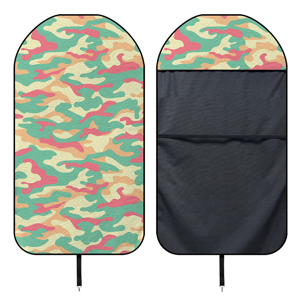 Pastel Camouflage Print Waterproof Car Seat Cover