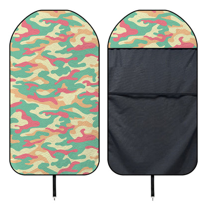 Pastel Camouflage Print Waterproof Car Seat Cover