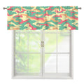 Pastel Camouflage Print Window Valance