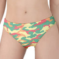 Pastel Camouflage Print Women's Panties