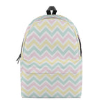 Pastel Chevron Pattern Print Backpack