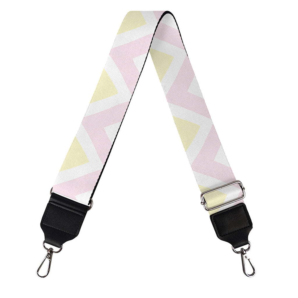 Pastel Chevron Pattern Print Bag Strap