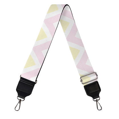 Pastel Chevron Pattern Print Bag Strap