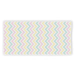 Pastel Chevron Pattern Print Beach Towel