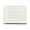 Pastel Chevron Pattern Print Bifold Wallet