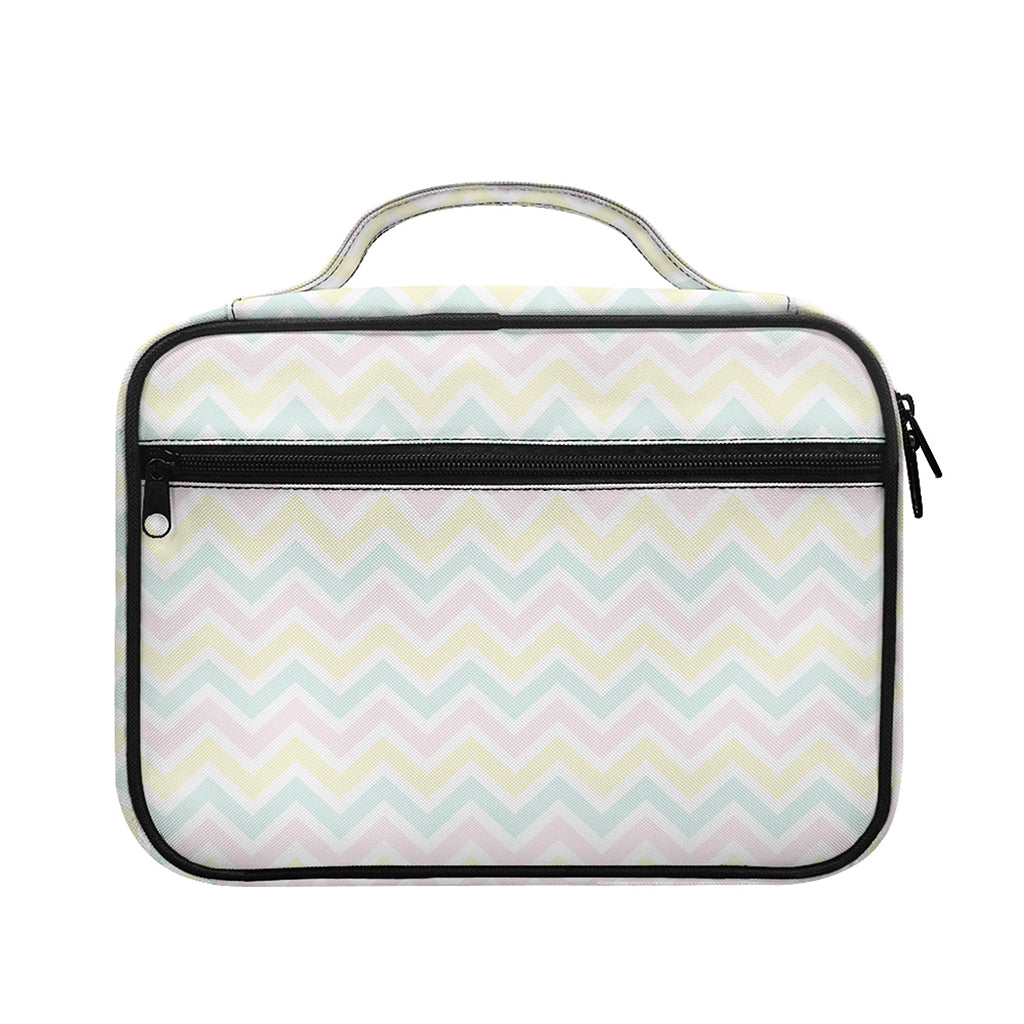 Pastel Chevron Pattern Print Briefcase Bible Bag