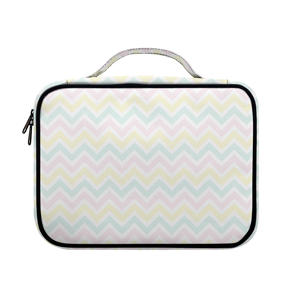 Pastel Chevron Pattern Print Briefcase Bible Bag